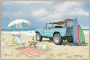 Seaside Retreat - 32" x 48" Framed Wall Art - Blue