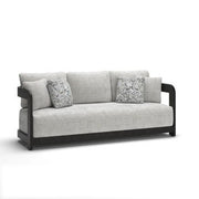 Salina Bay - Sofa With Cushion - Black / Gray
