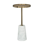 Hamilton - Accent Table - Gold / White