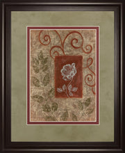 Verdant Scrolls - 34" x 40" Framed Wall Art - Beige