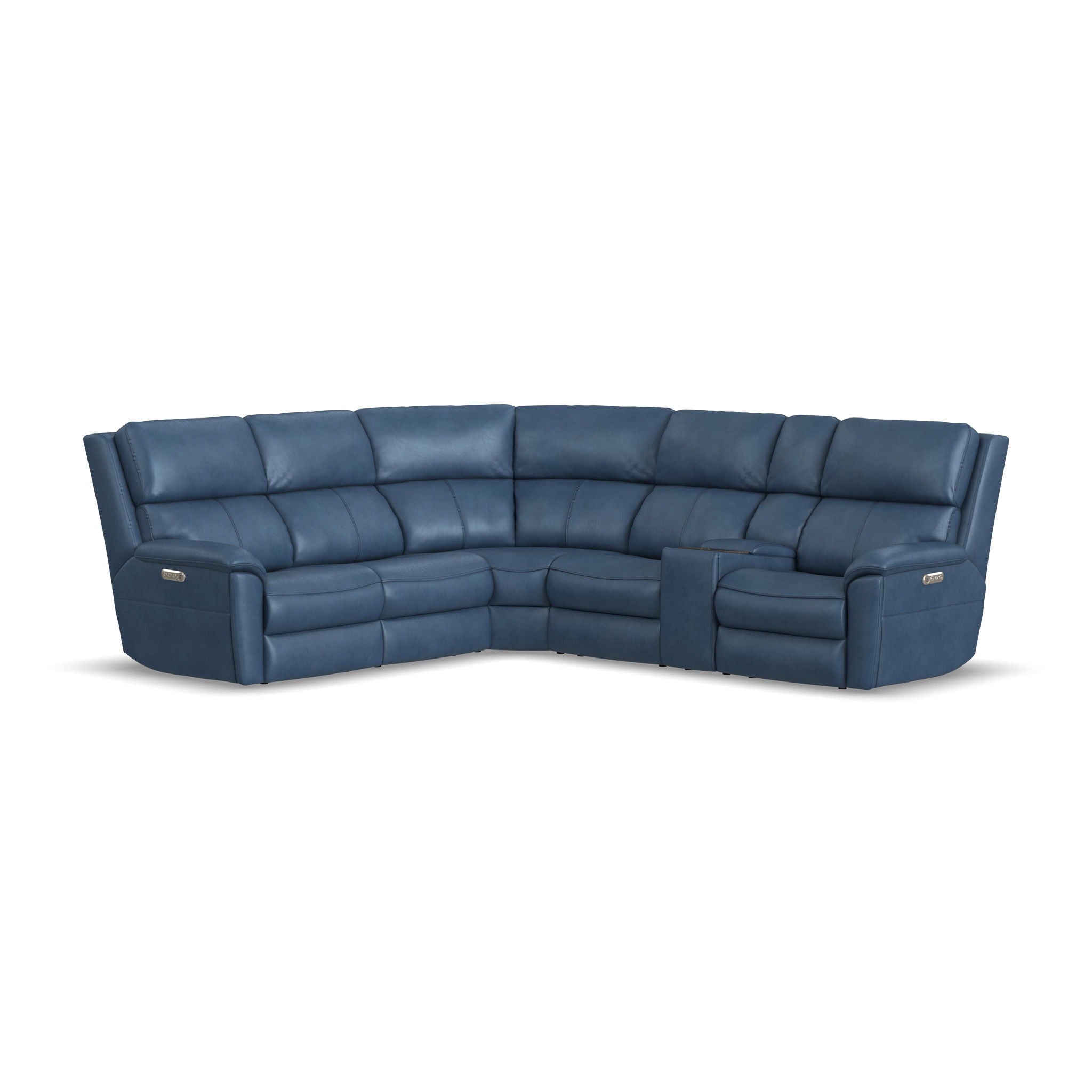 Porter Leather Reclining Sectional
