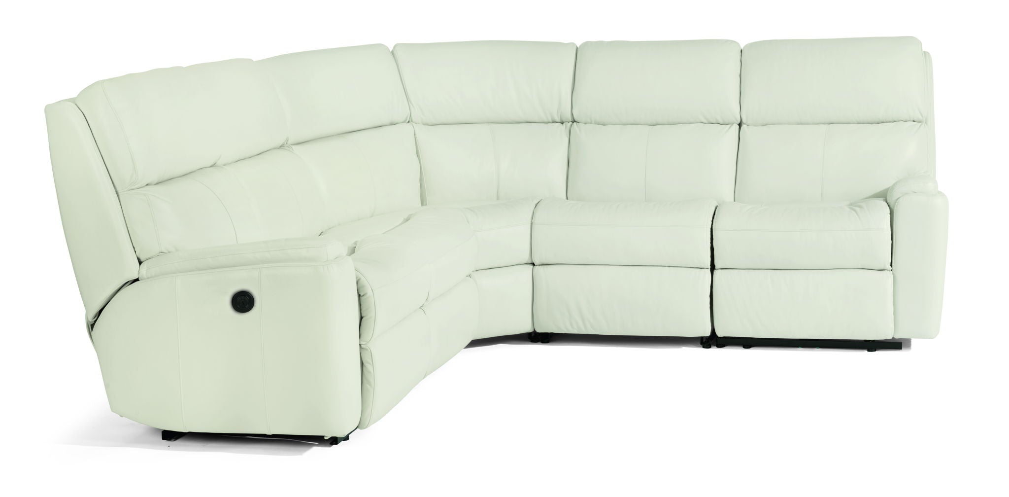 Rio Leather Reclining Sectional