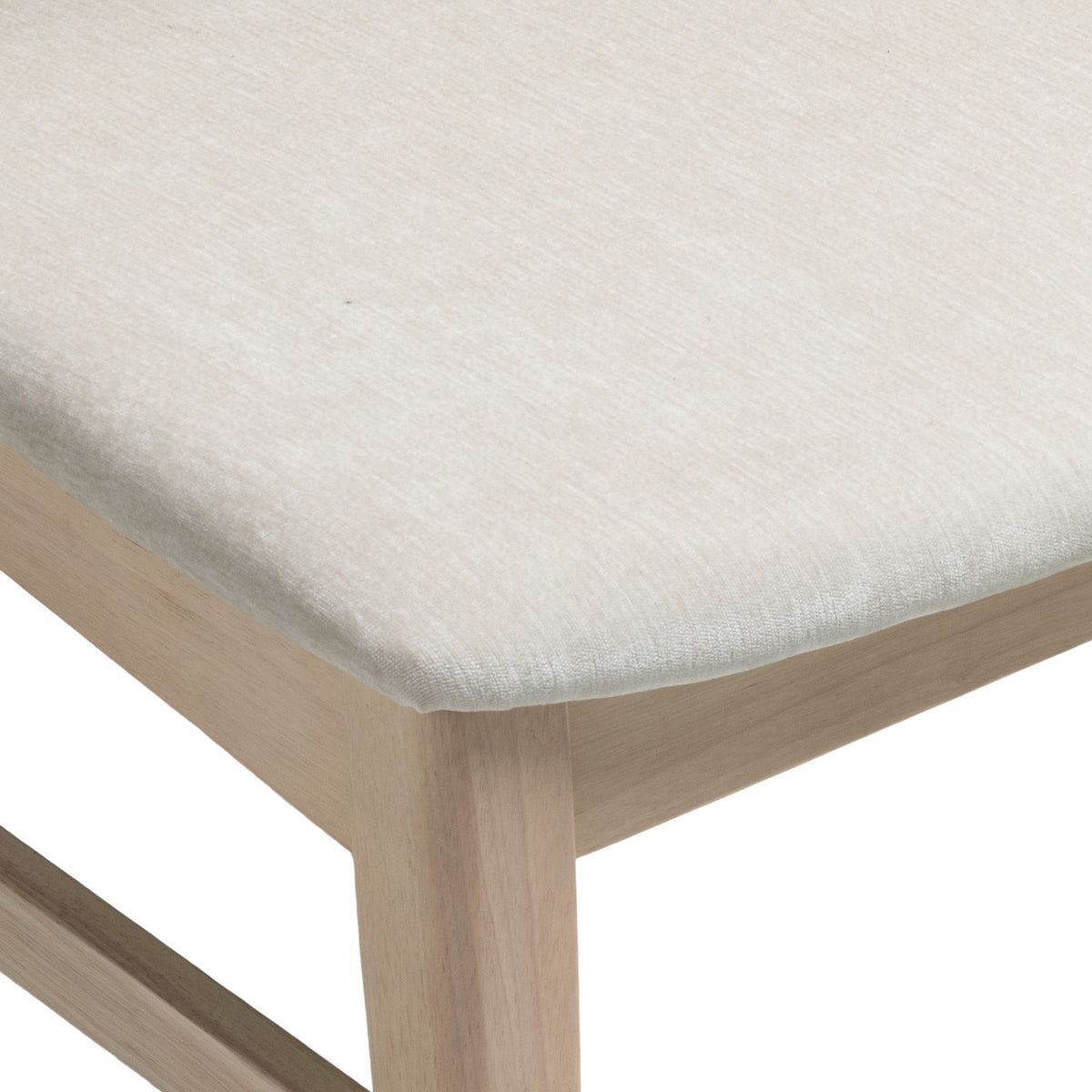 West End - Curved Panel Chair With Ivory Seat
