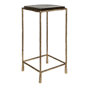 Ovard - Antiqued Accent Table - Bronze