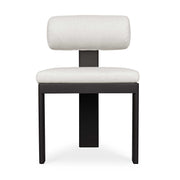 Bolster Back - Outdoor Dining Chair - White
