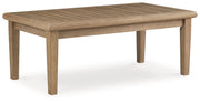 Carter Hall - Rectangular Cocktail Table - Beige