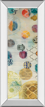 Casa Blanca Panel I By Jeni Lee - Mirror Framed Print Wall Art - Beige