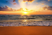 Tempered Glass With Foil - Sunset Beach - Light Brown