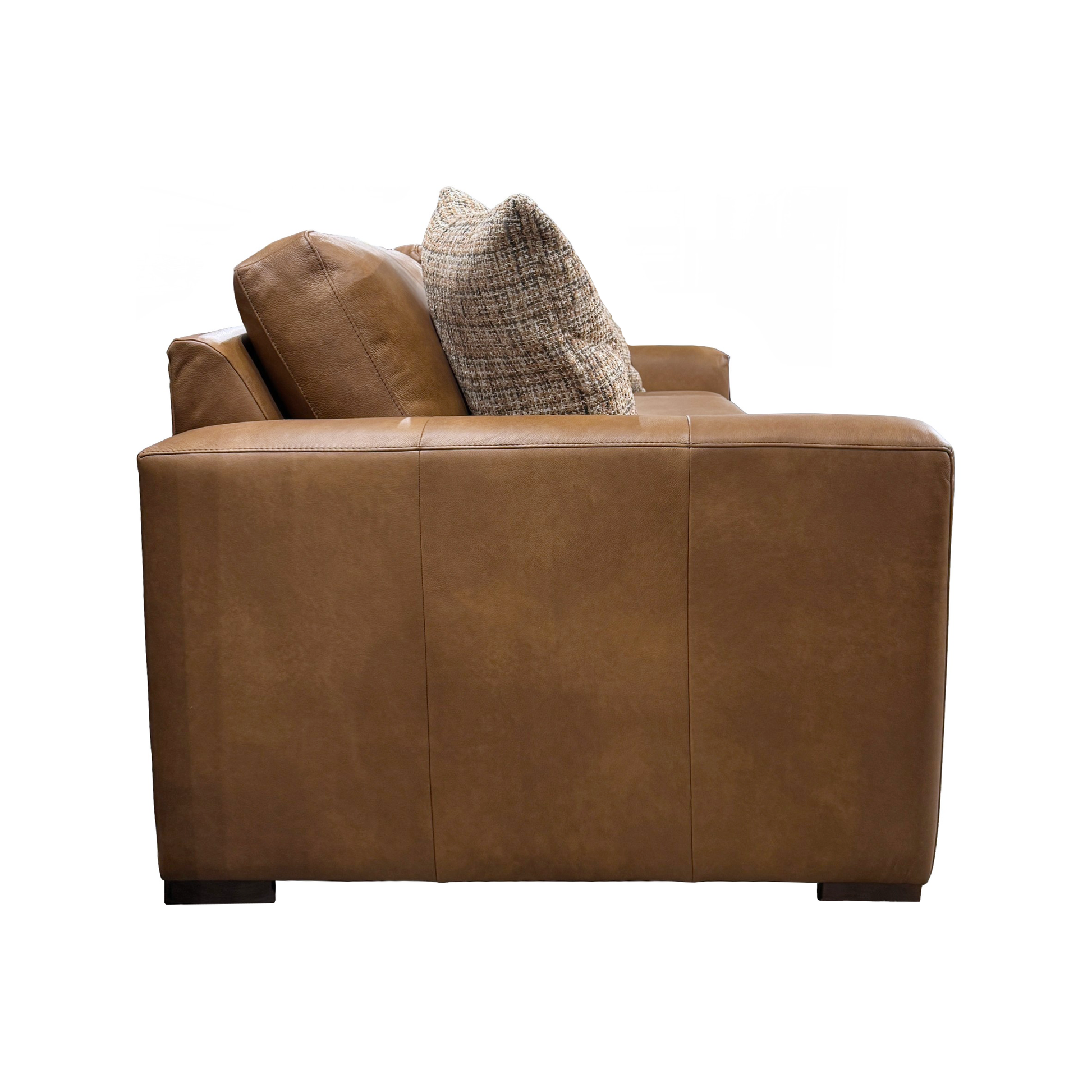 Darrow Sofa leather detail